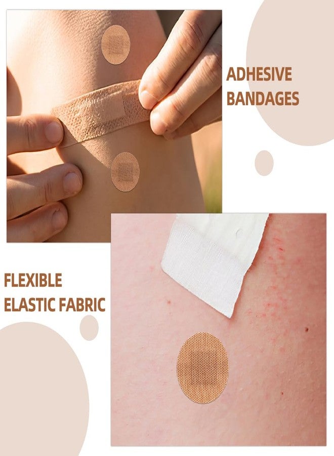 MHFOOU 100PCS Small Round Bandages for Face, 4 Sizes Spot Bandages, Circle Bandaids for Wound Care and Hide Skin Spots Ideal for Small Incisions - Image 4